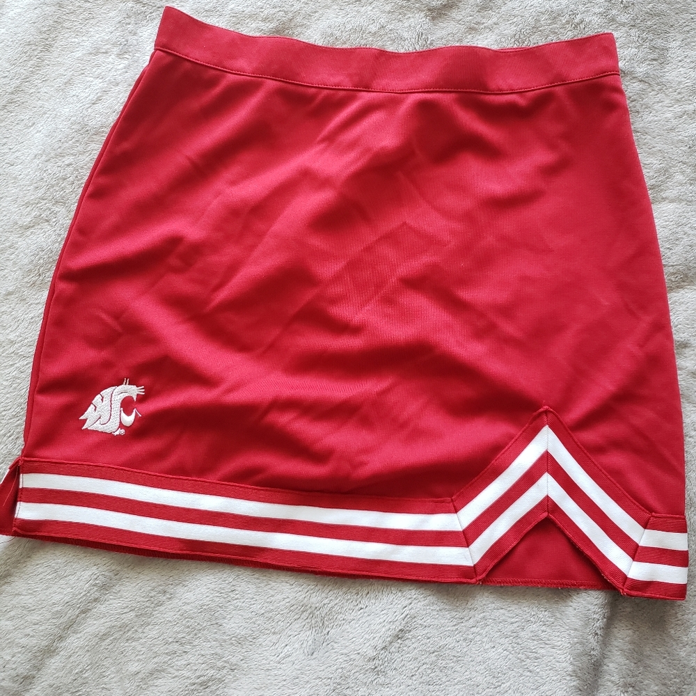 WSU crimson cheerleader skirt